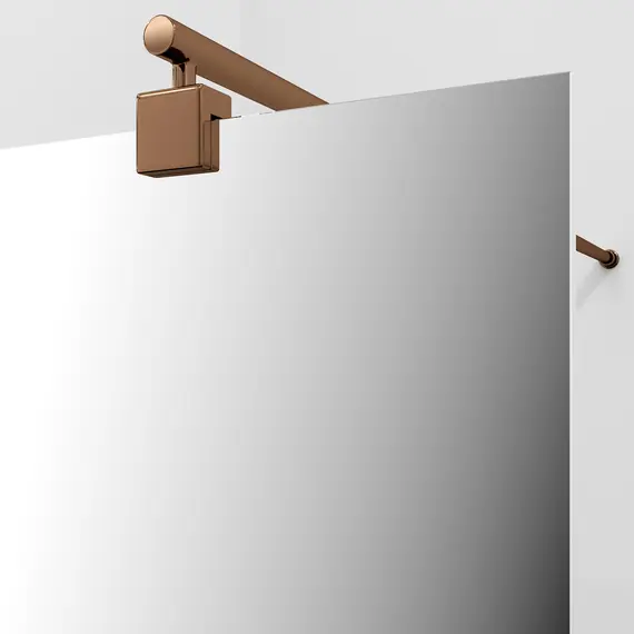 Душевая перегородка WasserKRAFT Rur 30W RG-MR зеркальное/розовое золото