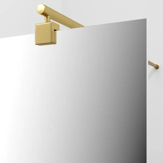 Душевая перегородка WasserKRAFT Rur 30W PG-MR зеркальное/глянц.золото