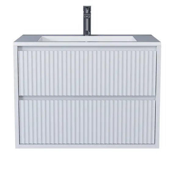 Тумба подвесная  Uperwood Next Premium  белая, 1/2 ящика