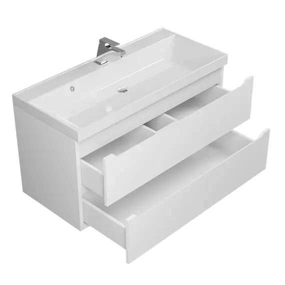 Тумба подвесная Uperwood Tanos белая матовая