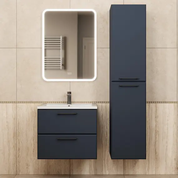 Шкаф-пенал  Uperwood Foster NEW 36х160 см, черный