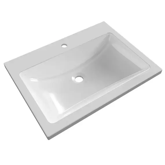 Раковина для ванной Uperwood Self  белая глянцевая