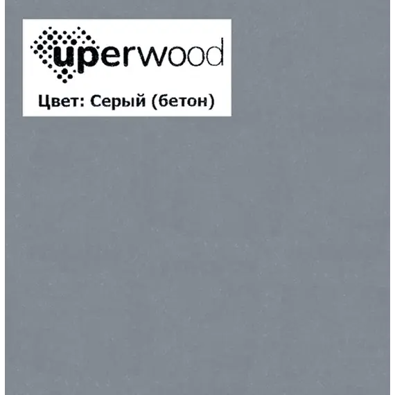 Раковина для ванной  Uperwood Parma Quartz, серая матовая, бетон