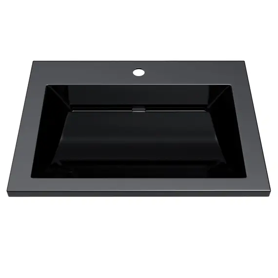 Раковина для ванной  Uperwood Infinity, черная глянцевая