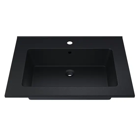 Раковина для ванной  Uperwood Parma Quartz, черная матовая, космос                  