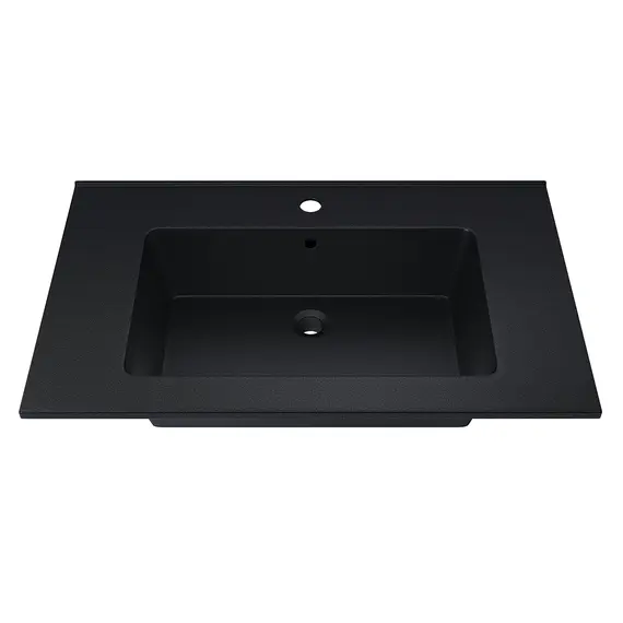 Раковина для ванной  Uperwood Parma Quartz, черная матовая, космос                  