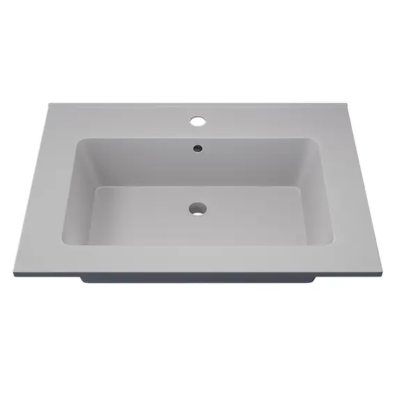 Раковина для ванной  Uperwood Parma Quartz, белая матовая, жасмин