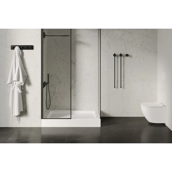 Душевой поддон ABBER AD3C прямоугольный, акриловый, белый