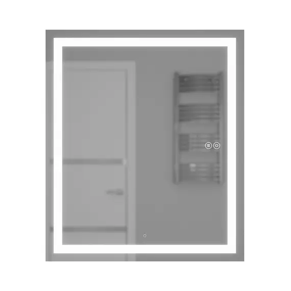 Зеркало шкаф с подсветкой  Uperwood Tanos, черное