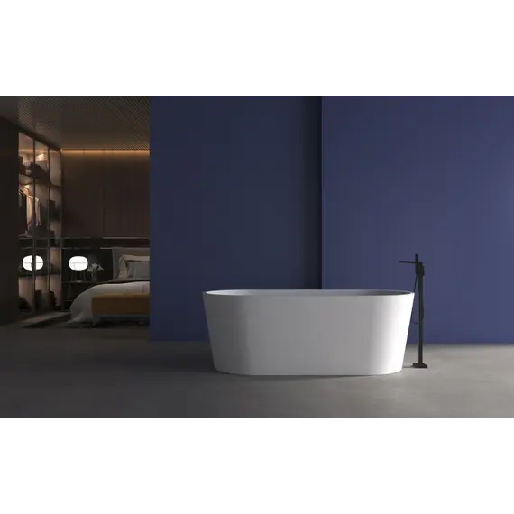 Акриловая ванна ABBER AB9209MW   170х80 белая матовая