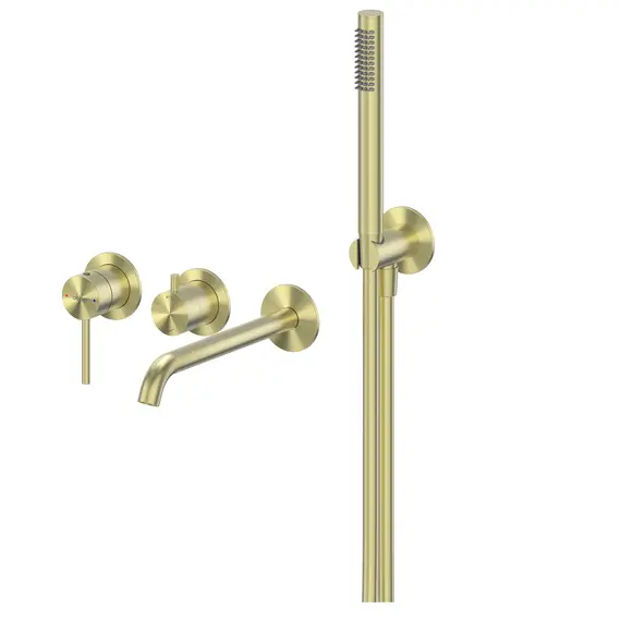 Смеситель ABBER Wasser Kreis 316 AF8130BG для ванны скрытого монтажа, золото брашированное