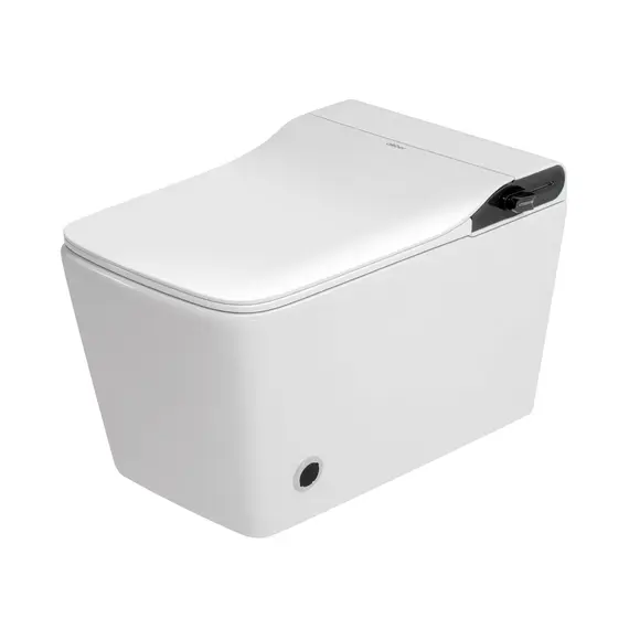 Комплект ABBER подвесной электронный унитаз-биде Rechteck AC1215S с инсталляцией AC0101P2