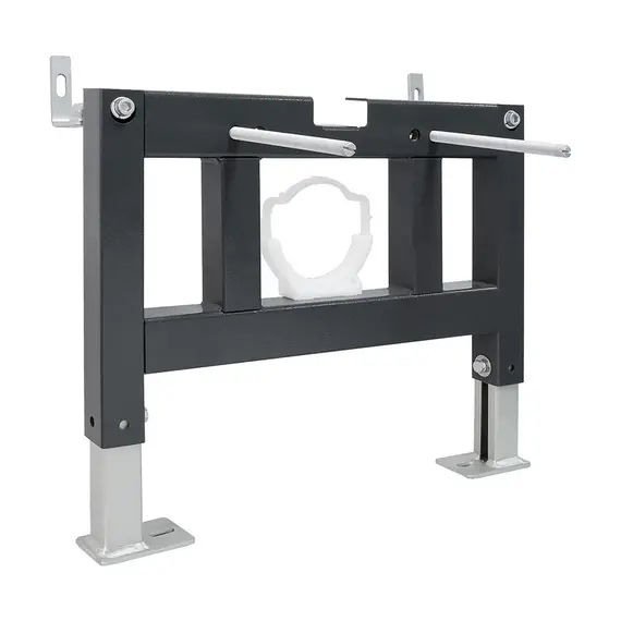 Комплект ABBER подвесной унитаз Bequem AC1108PMB белый с импульсным смывом с инсталляцией AC0101P