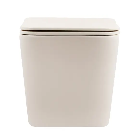 Унитаз ABBER Rechteck AC1201MBE подвесной светло-бежевый матовый, безободковый