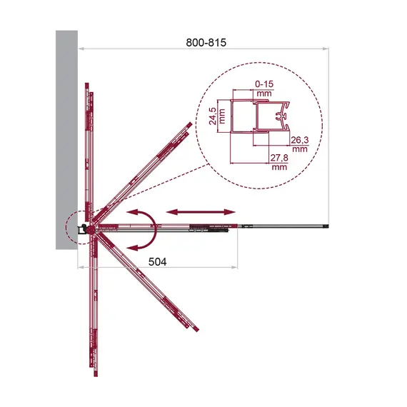 Душевая шторка на ванну BelBagno LUCE-VF-11/-C-Cr