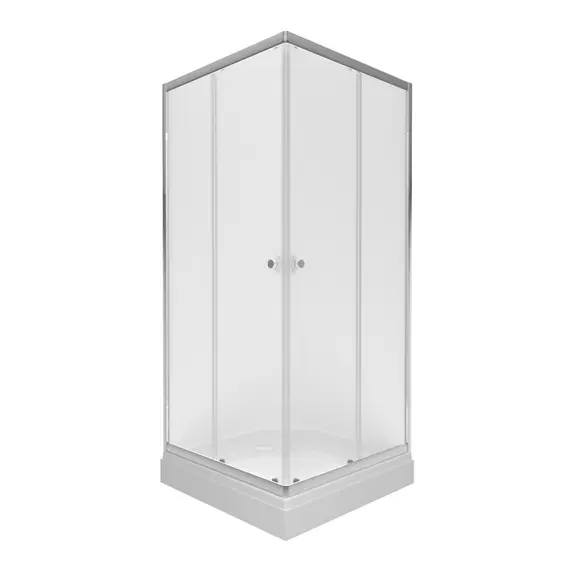 Душевое ограждение Triton "ВЕНТА-ХРОМ-ВЕЛЬВЕТ" низкий поддон