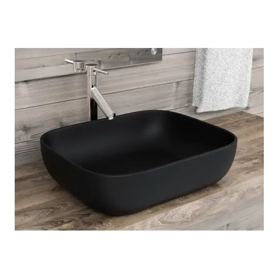 Раковина накладная ESBANO "MARTEL-N" (Matt Black).