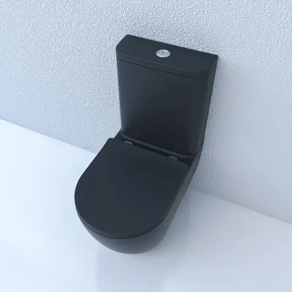 Унитаз напольный ESBANO FORTEX-N (Matt Black).