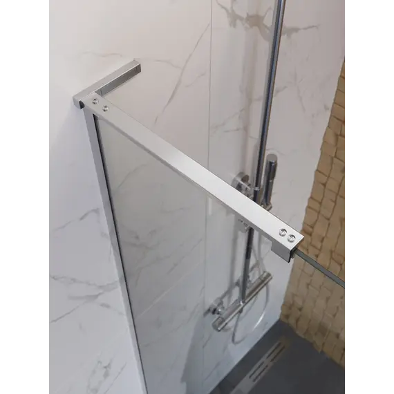 Душевая перегородка BelBagno UNO-L-1-TB/-C-Cr прозр/хром