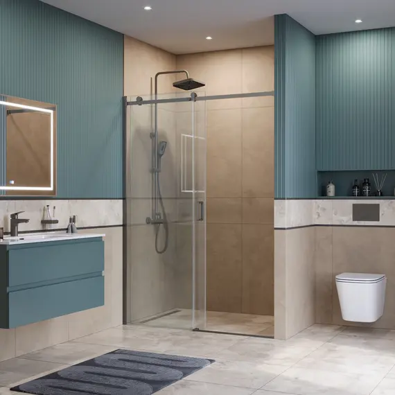 Душевая дверь BelBagno SOFT_CLOSE-2-BF-1/-C-GM