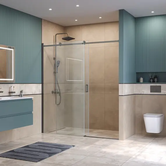 Душевая дверь BelBagno SOFT_CLOSE-2-BF-1/-C-GM