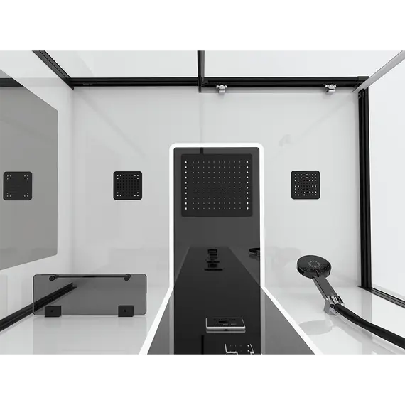 Душевая кабина  Black&White G8800 80х110см прямоугольная