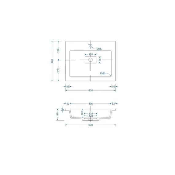 Тумба подвесная Style line "ЛИМА эмаль, с раковиной  LINE, 2 ящ., PLUS, графит