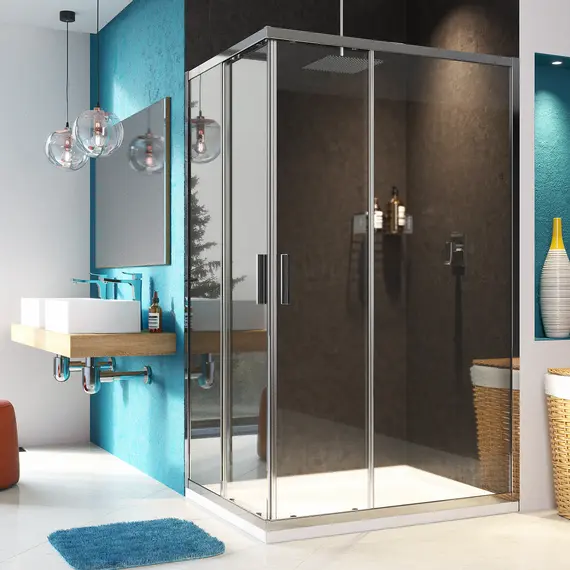 Душевой уголок WasserKRAFT Lippe 90х120 прозрачное стекло, хром