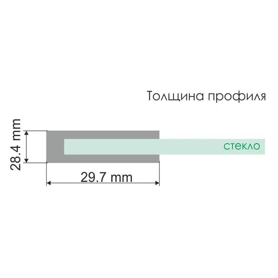 Душевой уголок прямоугольный WasserKRAFT Berkel