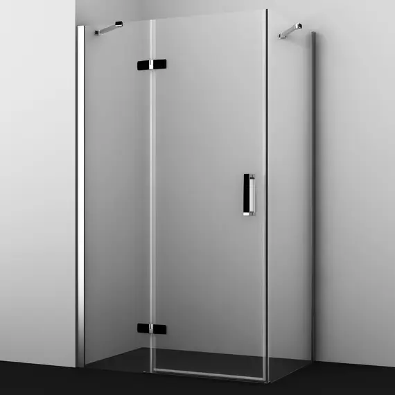 Душевой уголок WasserKRAFT AllerBLACK MATT Хром/Черный матовый