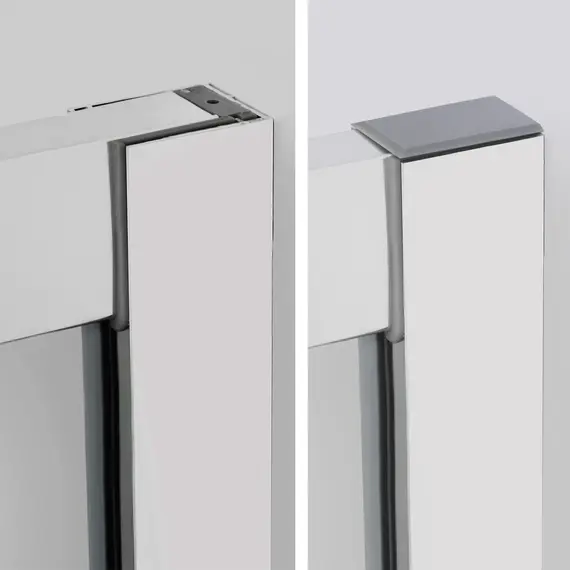 Душевой уголок полукруглый WasserKRAFT Lippe 45S00/45S01 прозрачное стекло