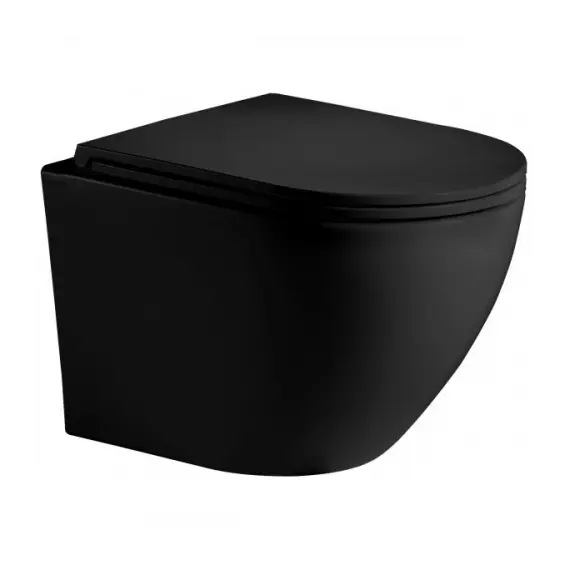 Унитаз подвесной WeltWasser Merzbach SK WW 004MT-BL черный матовый с сиденьем