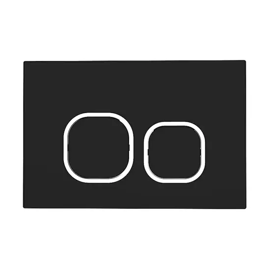 Кнопка смыва для унитаза Weltwasser WW INS Bamberg BL пластик, цвет матовый черный