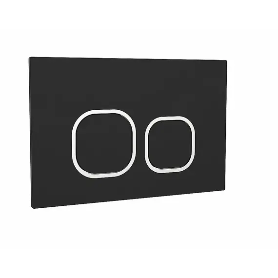 Кнопка смыва для унитаза Weltwasser WW INS Bamberg BL пластик, цвет матовый черный