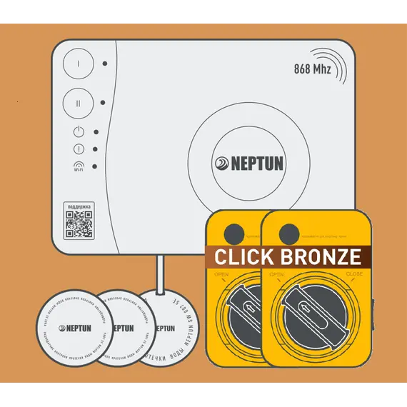 Комплект защиты от протечки воды NEPTUN SPECIAL EDITION | УМНЫЙ БЕСПРОВОДНОЙ BRONZE Click 3/4