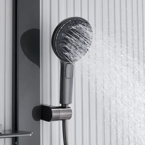 Душевая стойка Black&White GH-9005N-GM