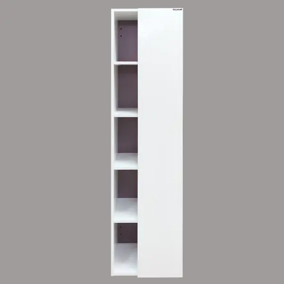 COMFORTY. Шкаф-колонна "Милан-40" белый глянец