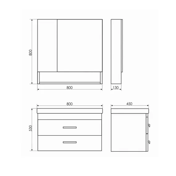 Тумба-умывальник Comforty  Никосия