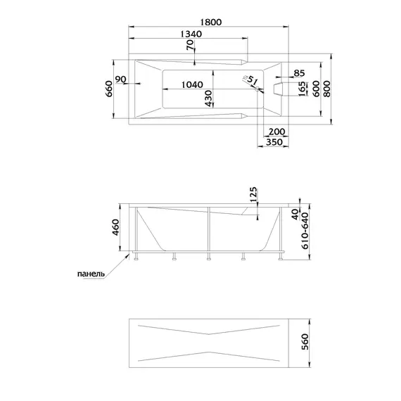 Ванна 1Marka RAGUZA