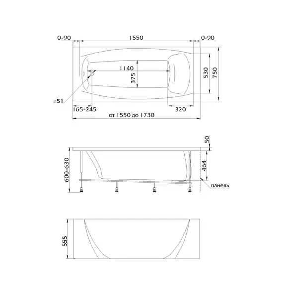 Ванна 1Marka PRAGMATIKA