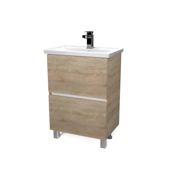 Тумба напольная без раковины 1Marka Aris 2 ящика