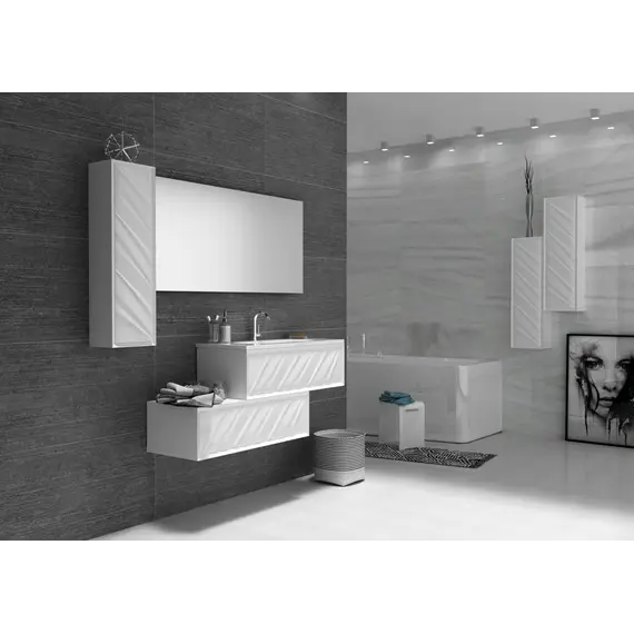 Тумба подвесная с раковиной 1Marka  Glace