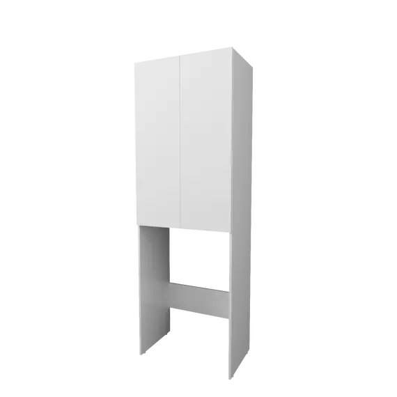 Шкаф 1Marka Wall 67 2д Белый глянец