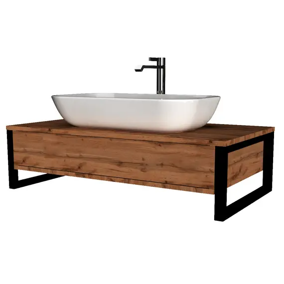 Тумба подвесная 1Marka GRUNGE LOFT дуб вотан