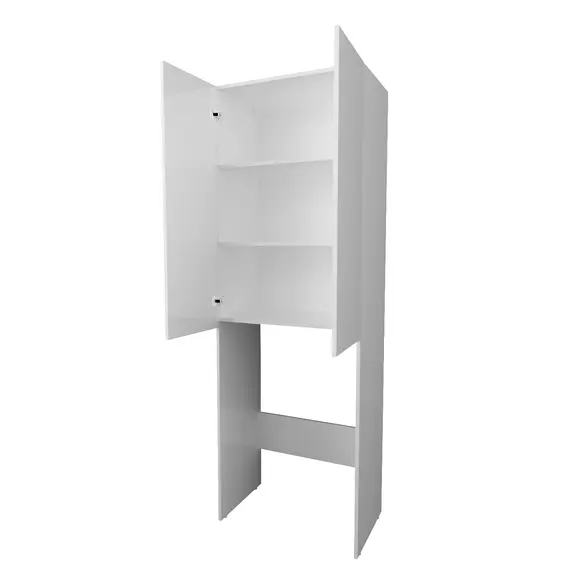 Шкаф 1Marka Wall 67 2д Белый глянец