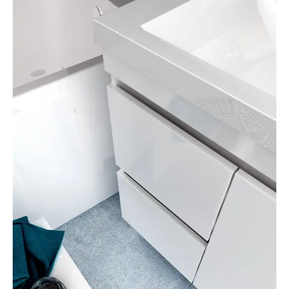 Тумба напольная без  раковины 1Marka Cube 75/100