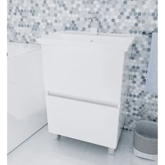 Тумба напольная без раковины 1Marka Aris 2 ящика