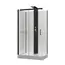 Душевая кабина Black&White G8708 без крыши 80х110 см прямоугольная