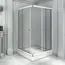 Душевой угол  Radomir ДРИМ с поддоном , прозрачное стекло