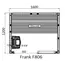 Финская сауна Frank 800 серия, 1 полка, липа/кедр